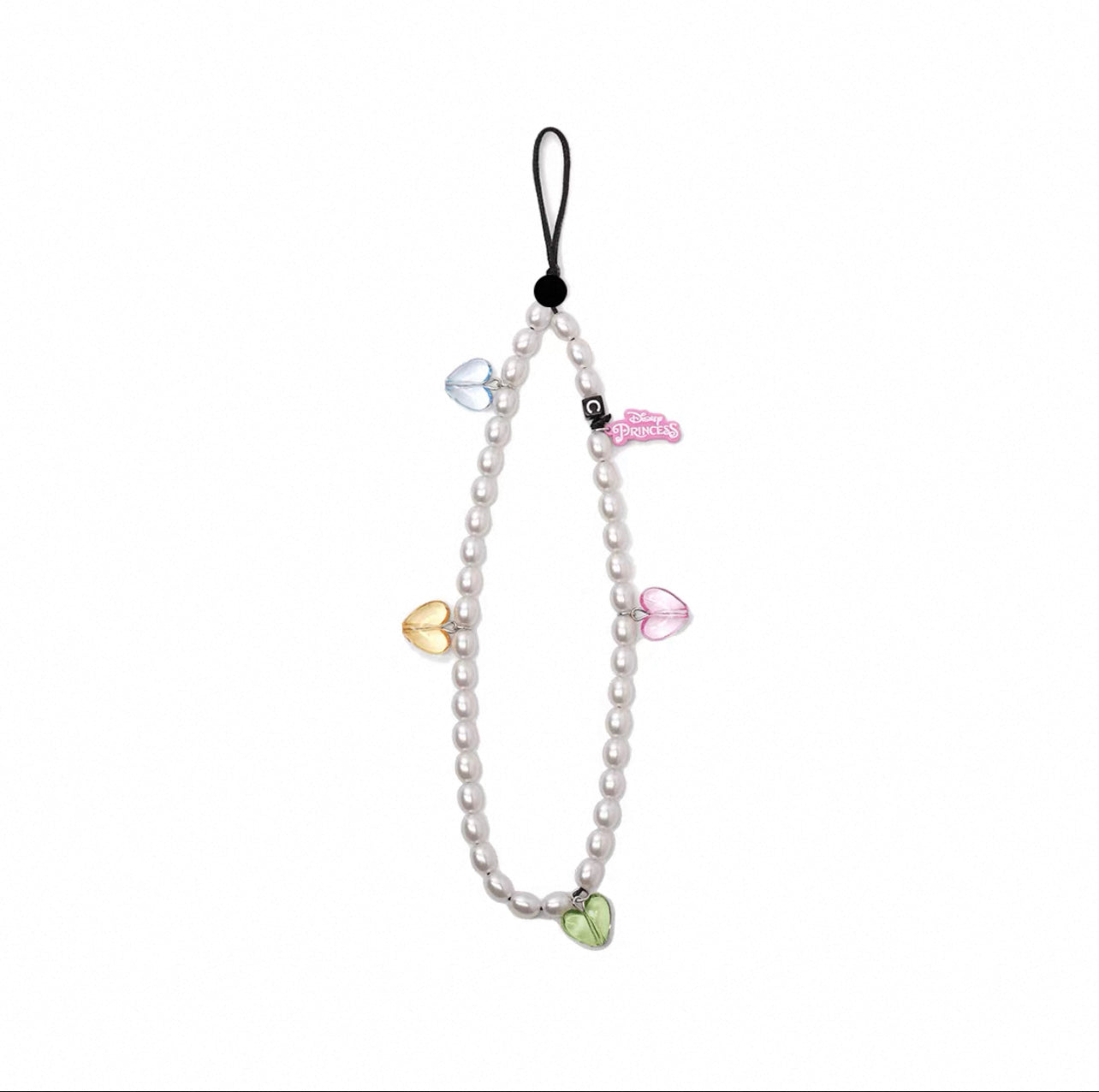 Disney Princess Pearl Phone Charm, Baroque Irregular Pearl Beaded Phone Strap Wristlet