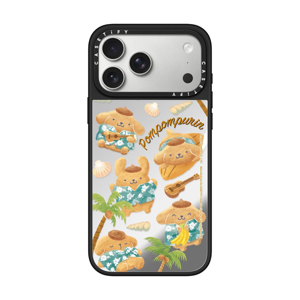 Sun-Kissed Pompompurin Sticker Phone Case