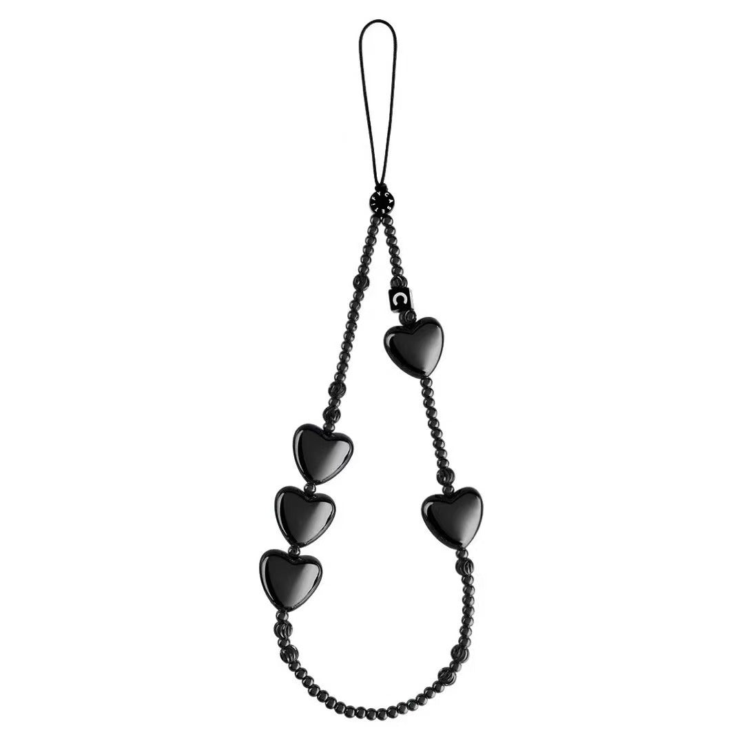 Heart Phone Charm - Heart of Obsidian