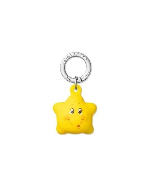 Yellow Silicone Star Phone Charm | 3D Cute Case Pendant