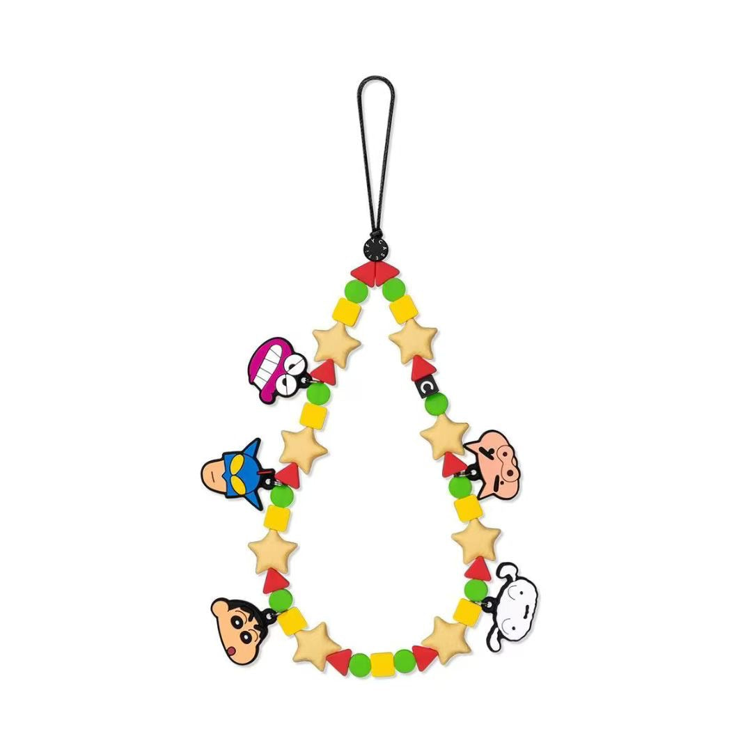 Crayon Shin-chan Phone Charm | Cute Silicone Star Strap