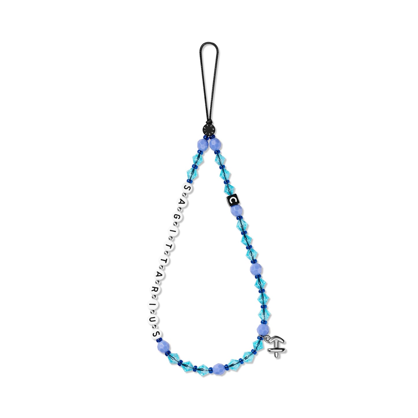 Vermeer Art Museum Phone Charm | Blue Beaded Case Strap