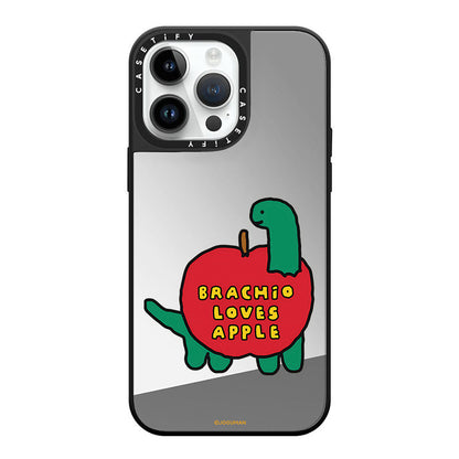 JOGUMAN Brachio Apple Mirror Case with Flip Lens Stand for iPhone 17 16 Pro Max