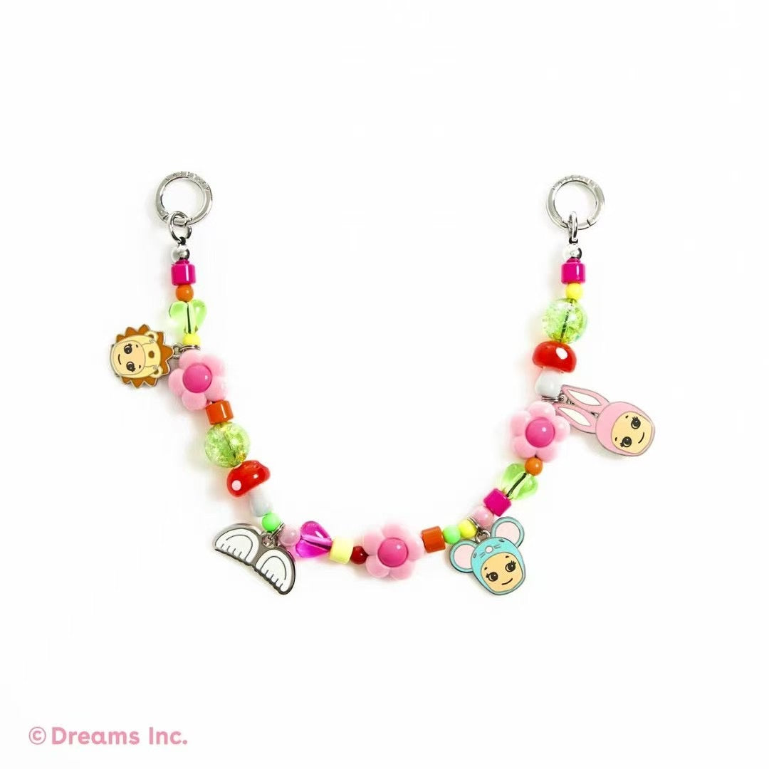 Sonny Angel Phone Chain | Colorful Beaded Case Charm Strap