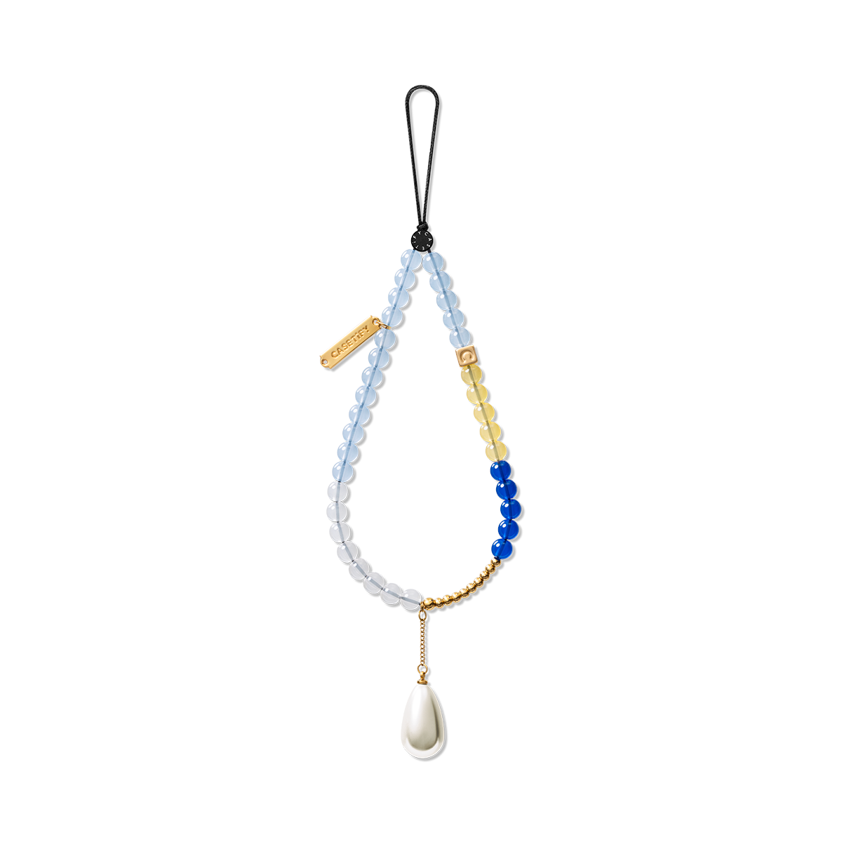 Girl with a Pearl Earring Phone Charm | Fine Art Beaded Strap