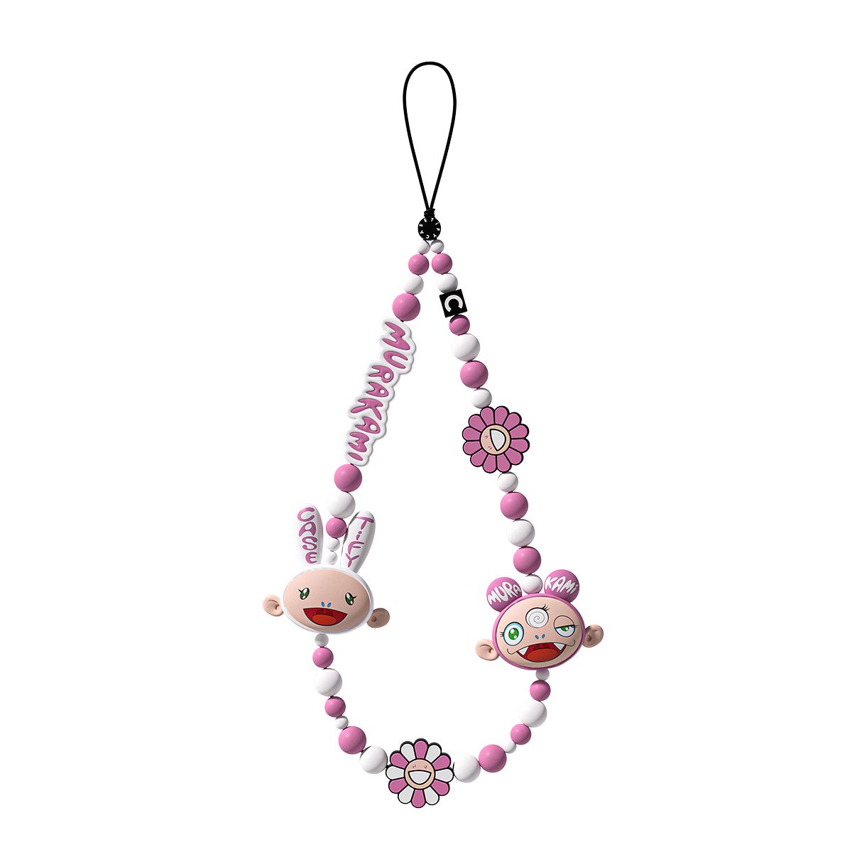 Takashi Murakami Flower Phone Charm | Pink Silicone Strap