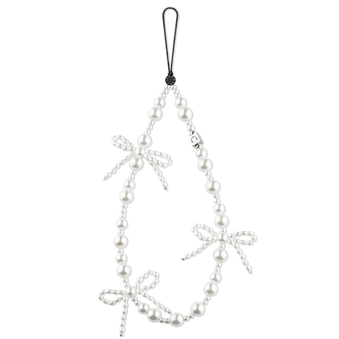 Bow Phone Charm - Frosted Bows